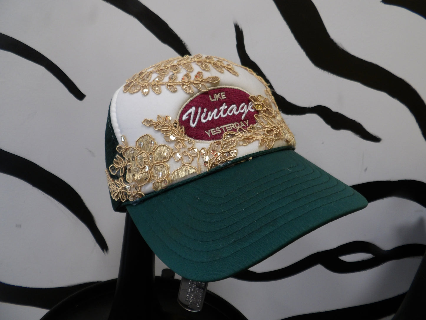 Vintage Sequins Trucker