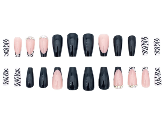 CreatHER Zebra Print Pressies (Medium Length)