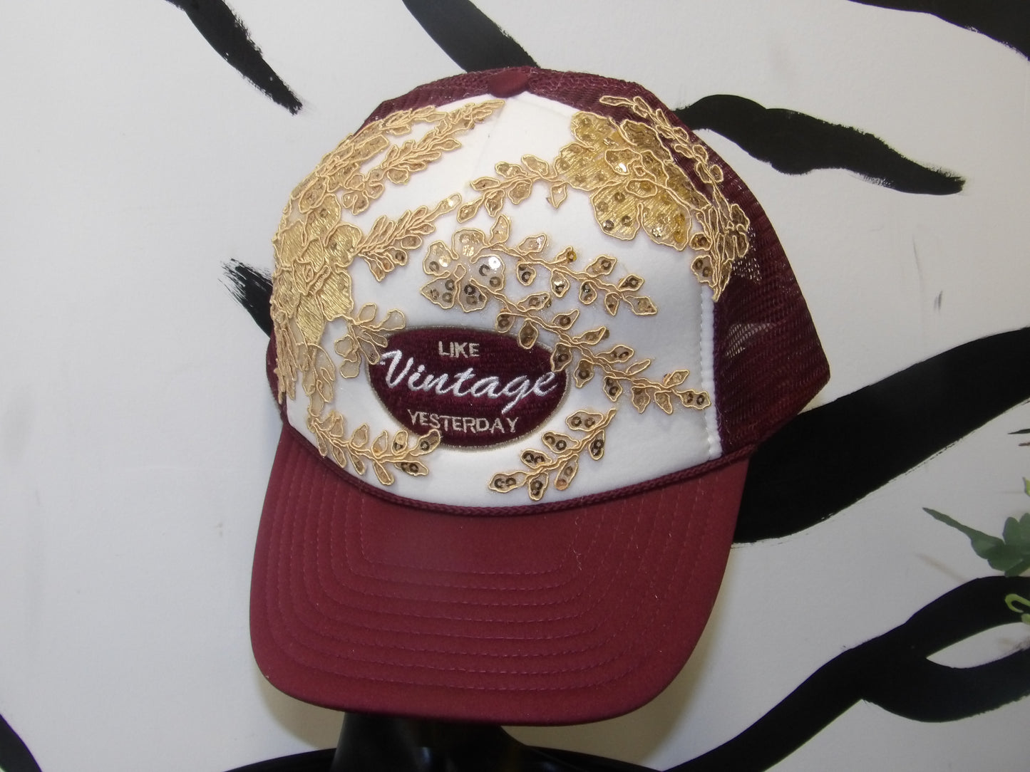 Vintage Sequins Trucker