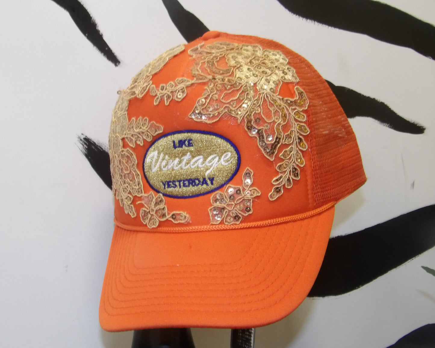 Vintage Sequins Trucker