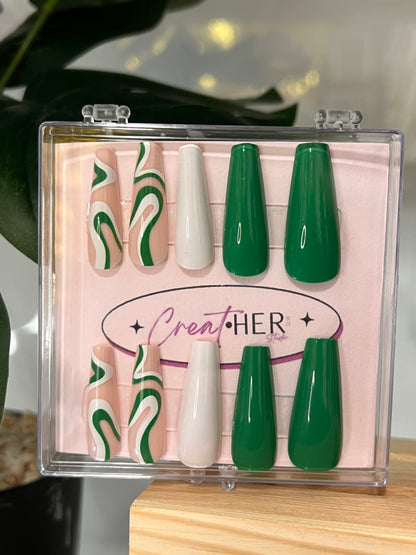 Groovy Green Long Pressies